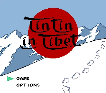 Tintin au Tibet (Europe) (En,Fr,De,Es,Nl,Sv) screen shot title